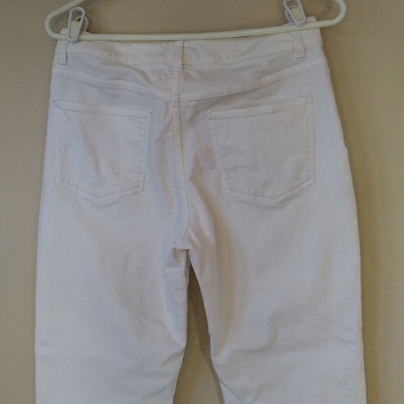 Talbots Curvy Slenderizing Jeans 6 White - Picture 11 of 16